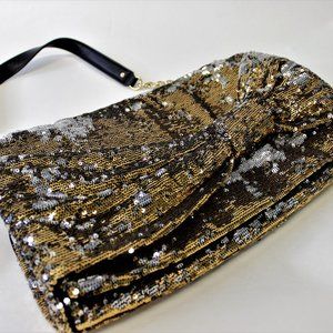 Kate Spade Gold/Silver Sequin Purse